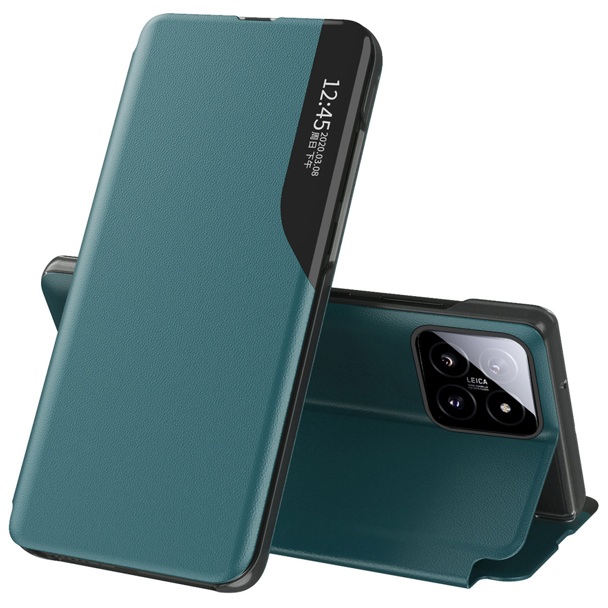 For Xiaomi 14 Case View Window PU Leather Flip Phone Cover For Xiaomi 14 Case View Window PU Leather Flip Phone Cover